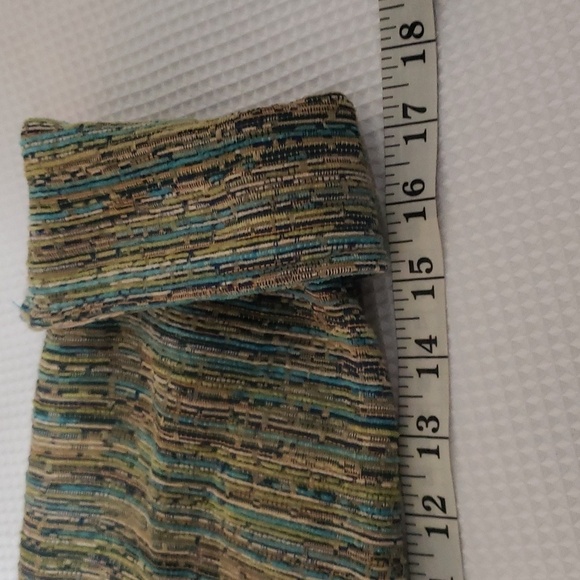 Coldwater Creek. Woven Blue/Grrens, Long Sleeved, Full Zip Jacket. Size 2X. - Picture 13 of 15